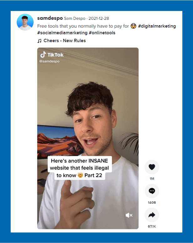 Sam Despo TikTok