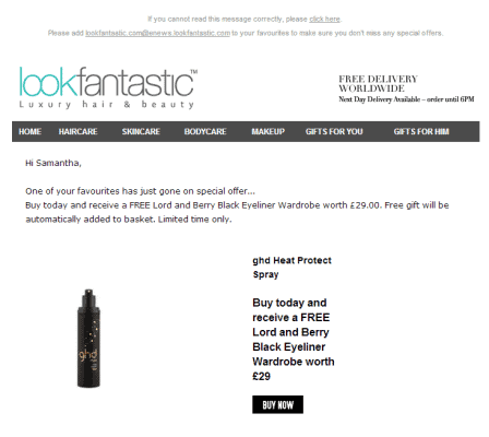 look-fantastic-offer-email